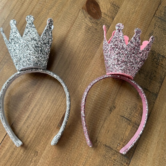 Crewcuts Other - Crewcuts Glitter Crown headbands